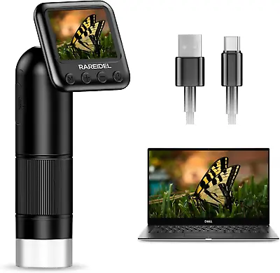 Handheld Pocket Microscope For Kids - Digital 2  HD LCD Screen 400x~800x Zoom • $38.99