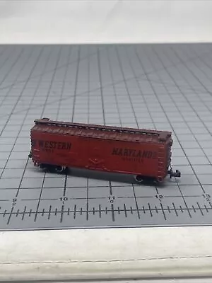 N - Atlas 3305 - 40' Box Car  Western Maryland  WMRX 7  LN W/box • $14.99