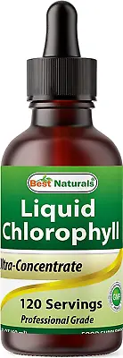 £12.47 • Buy Best Naturals Liquid Chlorophyll Drops - 50 Mg - 120 Servings Per Glass Bottle -