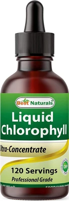 £12.47 • Buy Best Naturals Liquid Chlorophyll Drops - 50 Mg - 120 Servings Per Glass Bottle -