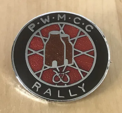 £7.99 • Buy Vintage PWMCC RALLY Motorcycle Bike Badge