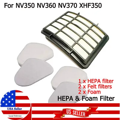 $13.59 • Buy Hepa Foam & Felt Filter For Shark Navigator Lift Away Vacuum NV350 NV360 NV370