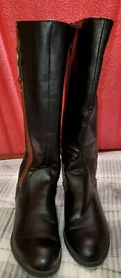 Life Stride Sz 9.5M Wide Calf Side Zipper Riding Boots • $19.95