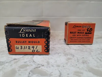Vintage Lyman Ideal Double Cavity Bullet Mould With Box Of Bullet Mould Blocks • $95