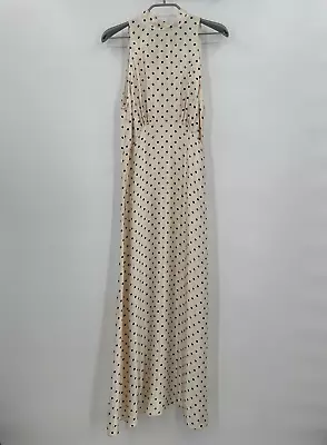 Zara Women's Sleeveless Mock Neck Polka Dot Midi Dress Sz XS NWT4886/086/064 • $45
