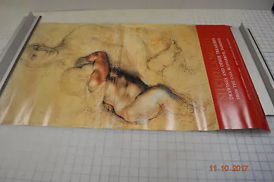 High Museum Of Art Atlanta 2001 Poster Madonna And Child - Michelangelo Ca. 1525 • $159.99