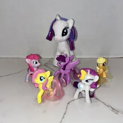 McDonalds My Little Pony 2012 Lot Of 5 + Aurora World 2013 Plush 6.5  NWT • $16