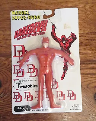 Unopened Marvel Just Toys Twistables DAREDEVIL 1990 Bendable Figure • $21.99