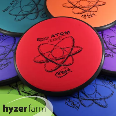 MVP SOFT ELECTRON ATOM Pick Your Color And Weight Hyzer Farm Disc Golf Putter • $12.95