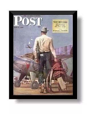 Hobby Frames Magazine Frame Fits Vintage Saturday Evening Post: BLACK REAL WOOD • $23.99