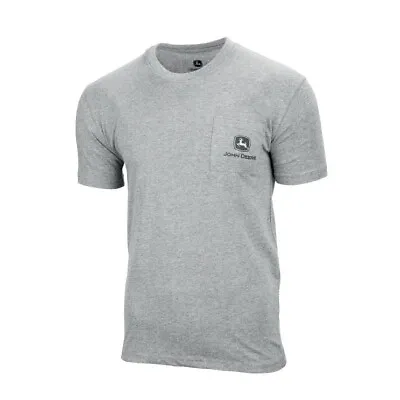 £26.99 • Buy John Deere Grey Pocket T-Shirt MC140315CH