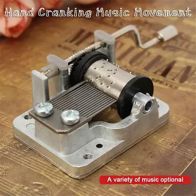 Mini Hand Cranking Music Movement Mechanism Windup DIY Music Box Collectibles • $22.61