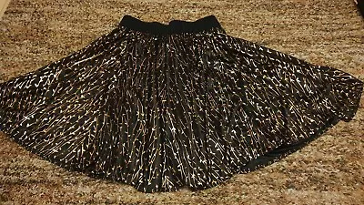 Vintage 50s Inspired Dance Skirt / Dance Jive Costume Stretch Waist 10 - 14 • £6.50