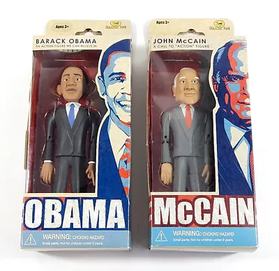 2008 Barack Obama / John McCain Action Figure Set Of 2 Jailbreak Toys NIP • $9.99