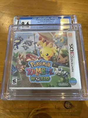 Graded CGC 9.6 Pokémon Rumble World New Sealed Nintendo 3ds Game. • $445