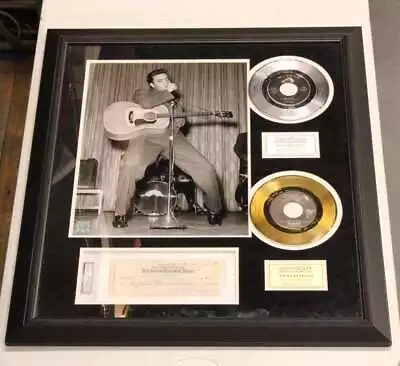 Elvis Presley Framed Signed Check/Gold Record Autograph PSA/DNA ZJ8421 • $3149.99