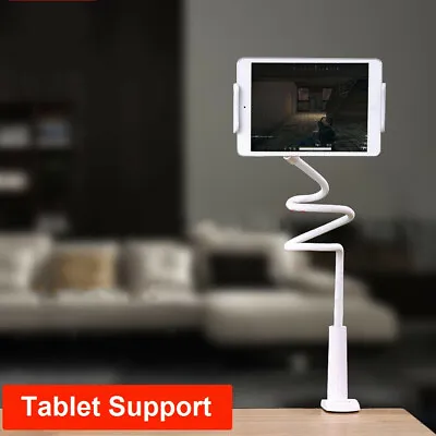 £10.23 • Buy White 360° Bed Desk Stand Holder For IPhone IPad Air Mini Tablet Gooseneck Lazy