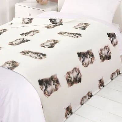 £7.99 • Buy Kitten Duvet Cover With Pillow Case Bedding Set Blanket Throw Cushion Cat Gift