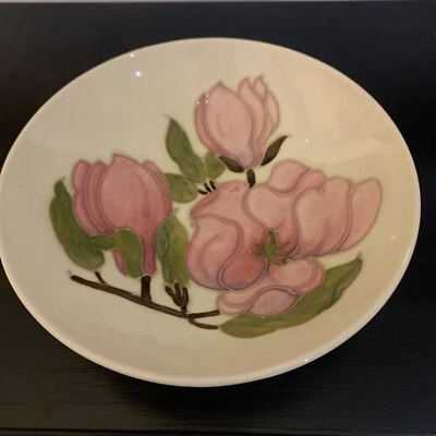 £55 • Buy Moorcroft Magnolia Ivory Footed Dish C1990s 18.8cm