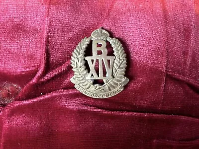 Original Wwi New Zealand B14 Reinforcements Brass Cap Badge • £60