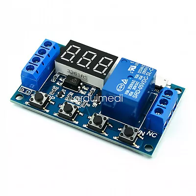 £3.54 • Buy Digital LED Trigger Delay Cycle Timer Control Switch Relay Module Micro USB DC5V