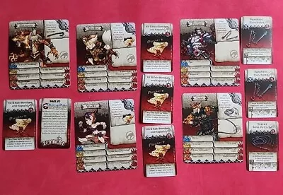 Zombicide Black Plague - Thundercats #2 Pack - Equipment & Char Cards - German • $10