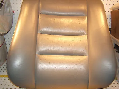 Mercedes 1989-91 W126 Sedan Front Seat LEATHER GRAY Back GENUINE MBZ 1 CoverTy2 • $359