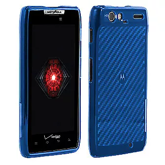 Verizon High Gloss Silicone Case For Motorola DROID RAZR XT912 (Blue) • $8.49