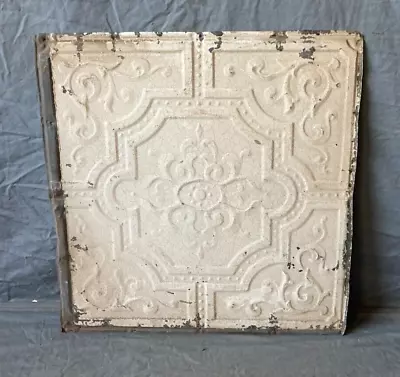 Antique Tin Ceiling  2' X 2' Shabby Tile 24  SQ Chic VTG Crafts 161-23A • $49