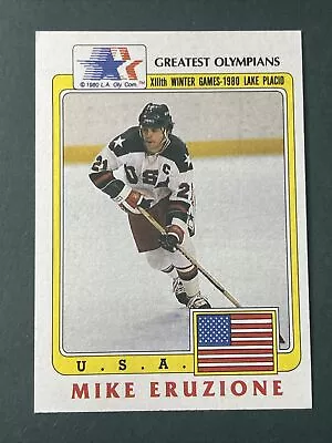 Mike Eruzione Team USA Hockey Olympic Gold Medalist 1983 Greatest Olympians • $11.15