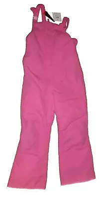 Hanna  Andersson Snow Ski Pants Overall Insulated Bib Youth Large PNK • $26.25