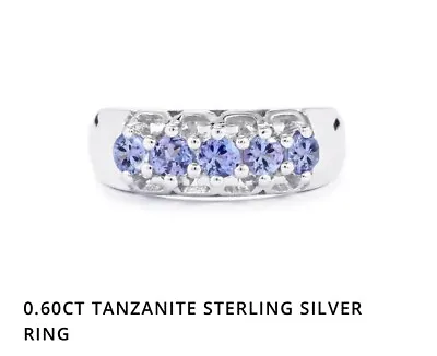 £15 • Buy Grmporia Tanzanite Sterling Silver Ring Shrj90.6