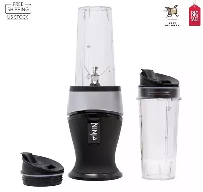 NEW Black Fit Single-Serve Blender With Two 16oz Cups • $49.99
