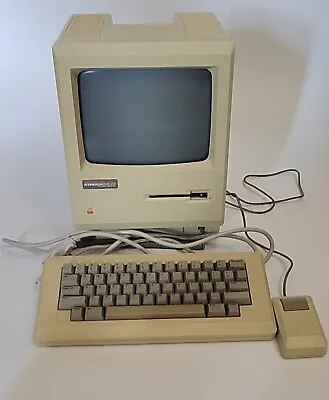 Apple Macintosh Plus 1Mb Computer M0001A Accessories Keyboard M0110 • $380