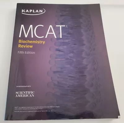 Kaplan MCAT Biochemistry Review Fifth Edition • $14.99