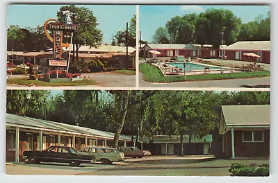 Postcard Chrome Multi-View Thunderbird Motel In Savannah GA. • $4.57