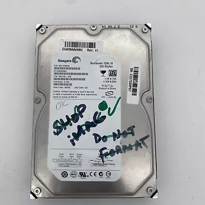 Seagate Barracuda ST3320820AS 320 GB 3.5  Desktop Hard Drive SATA • £6.99