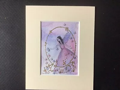 Aceo Original Watercolour Painting By Toni Fairy Dancing In The Garden • £6.90