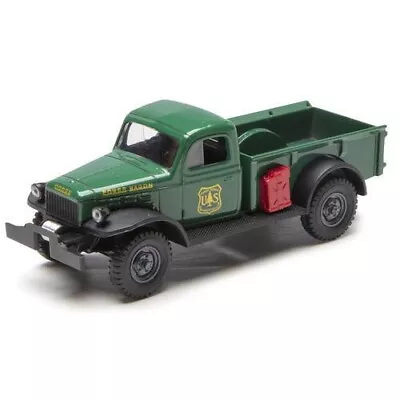 Denver Diecast O Scale Forest  Green Dodge Power Wagon Pickup 1:48 Free Shipping • $14.99