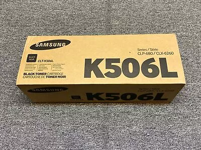 Samsung CLT-K506L Genuine Black High Yield Toner CLX-6260FD/6260FR/6260FW SU173A • $200