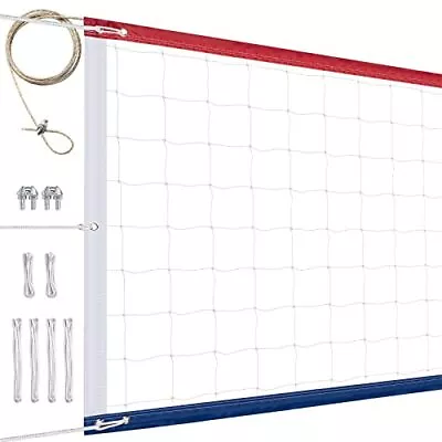  Outdoor Heavy Duty Upgraded Weather Resistance Professional Volleyball Net • $78.11