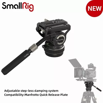 SmallRig Heavy-Duty Fluid Video Head Step-less Damping DH10 For Camera Tripod • $127.20