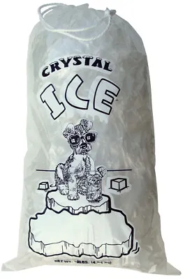 8 Lb Lbs Ice Bags With Drawstring • $14.50