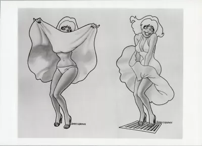 Marilyn Monroe Cartoon Composite The Seven Year Itch 5 X 7 • $5.99