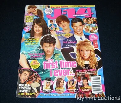 J-14 Magazine February 2010 Selena Zac Nick Jonas Justin Bieber Miley Katy Demi • $14.97