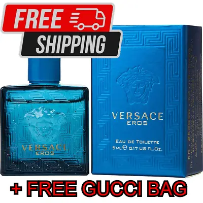 Versace Eros Men's Eau De Toilette + FREE Gucci Bag • $20
