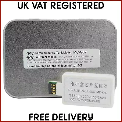 Chip Resetter For Canon MC-G02 Maintenance Box (non-oem) • £80