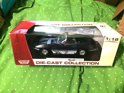 1961 Corvette Mako Shark Diecast 1/18 NIB By Motormax • $24.95