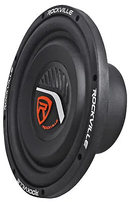 Rockville W10T4-S4 10  Shallow 1200w Peak Car Subwoofer Sub 300w RMS CEA Rated • $47.95