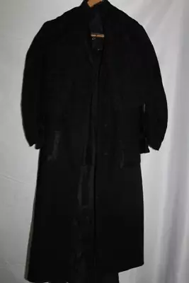 Vintage Edwardian Early 1900s Woman Mourning Dress Overcoat Skirt Veil Gothic • $200